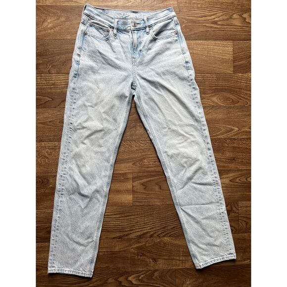 American Eagle Outfitters Denim - American Eagle Womens 0R Light Wash High-Rise Relaxed Thigh 90's Straight Jean